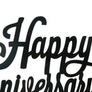 Happy Anniversary Letter Cake Topper Acrylic Xmas Party Cake Decorationxp 3CAU