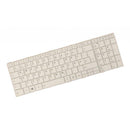 White GR Replacement Germany Keyboard For Toshiba Satellite