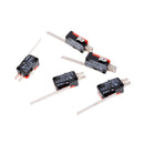 5Pcs V-153-1C25 Long Hinge Lever Arm Basic Micro Limit Switch Snap 15A 3CAU