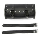Universal Motorcycle Front Fork Kit Bags Pouch Luggage Saddle Bag Black Leather