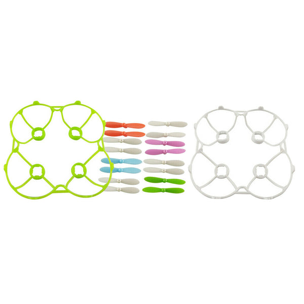 16 Pieces CW CCW Propeller & 2 Pieces Propeller Prop Bumper Cover for CX-10 RC