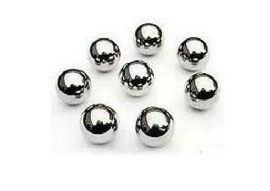 100 pcs stainless steel nail polish agitator mixing balls  6mm 0.25" inch