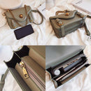 Wild Chain Slanting Small Square Bag Belt Buckle Decorative Female Bag Roun
