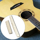 6 Bridge Pins + saddle + bridge saddle Bone / Bone Acoustic Guitar white N8S4