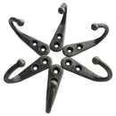 24 Pieces Coat Hooks Wall Mounted Robe Hook Single Coat Hanger No Scratch a