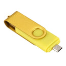 USB Mini Memory Stick 8GB USB 2.0 Memory Flash Drive OTG for Handy PC Yello