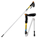 Telescopic Alpenstock Trekking Hiking Sticks Poles  Yellow