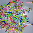 20 PCS PARTY BLOWERS BLOWOUTS BIRTHDAY LOOT BAG FILLER NOISE FOIL Rainbow Decors