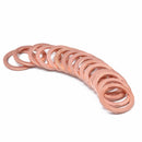 15Pcs M10 Motorcycle Bike Car Brake Line Banjo Bolt Copper Crush Washers Set
