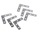 100PC 38mm Flat L Shape Bracket Brace Right Angle Corner Repair Plate Fixing