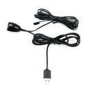 Black IR Infrared Remote Control Receiver Extender Repeater Emitter USB A TGM