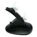 Dual USB Charging Charger Docking Station Stand for PS4 Controller (Black)