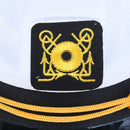 White Yacht Captain Skipper Sailer Boat Cap Hat children stage Prop FT