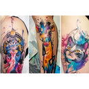 DIY 20 Colors 5ml Body Tattoo Pigment Set Home Multifunction Makeup Liquid #