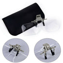 Loupe Eyeglass Lens Folding Magnifying Glasses Clip On Precise Magnifier Flip MO