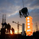 COB62 Up Down Left Right Waterproof Hoist Push Button Switch Orange