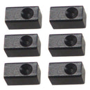 6 Pieces Guitar Tremolo Bridge Saddle Clamp Pressure Lock String Insert Met J7Y1