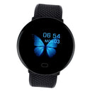 Smart Watch Fitness Tracker Heart Rate Monitor for Android iOS Black