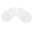 4pcs Plastic Cake Mould Stencil Cake Mold Sugarcraft Decor Tools