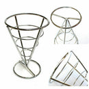 Cone Snack Fried Chicken Display Rack Fries Foods Stand Holder Fry Chips ConU4X6