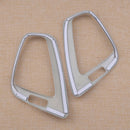 2X Center Console Chrome Air Vent Cover Trim Bezel fit for Jeep Cherokee 2014-18