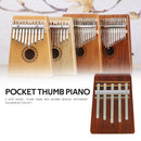 Kalimba Rosewood Pocket Mini Thumb Piano African Traditional Musical Instrument