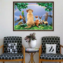 5D DIY Full Drill Animal Diamond Painting Cross Stitch Embroidery Kits