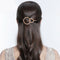 Hollow Round Geometric Metal Hair Clip Ponytail Holder Hair Accessories
