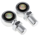One Pair Eye Adapter Eye End For Motorcycle Scooter Shock Absorber 14mm Sliver