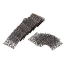50 Bronze Tone Square Filigree Wraps Connectors 40mm Q5U4