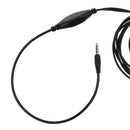 Unviersal 3.5mm Noise Cancelling Air Tuber Anti-radiation Binaural Earphones