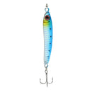 12cm 40g Blue Metal Sequins Baits Fishing Lure Pike Salmon Bass Trout Lure