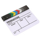 Acrylic Clapboard Dry Erase Director TV Film Movie Slate Cut Action Scene