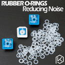 Lot 120Pcs Dampers Keycap Rubber O-Ring Mechanical keyboard For Cherry MX NEW