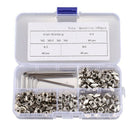 180Pcs Carbon Steel T Nuts M3 M4 M5 T Slot Nut Hammer Head Nickel Fastener  K8J2