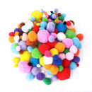 New 200Pcs Assorted Colors Craft Pom Poms Creative Making Hobby Supply DIY Tools