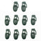 Lot 10x   Shoelace Buckle Stopper Rope Clamp Paracord Cord Spring Lock