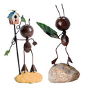 2pcs Creative cute wrought iron ant small ornaments home decorations living room