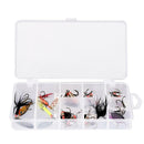 16pcs/set Mixed 3 Treble Hooks Rotating Sequins Sinking Fishing Baits Kit