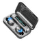 4pcs Wireless F9 Bluetooth Earphone  5.0 LED Display Waterproof Earbud Stereo