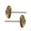 36Pcs Brass Steel Wire Brush Polishing Grinder Wheels Full Set for Rotation Tool
