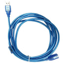 USB Extension Data Cable 2.0 A Male to A Female Long Cord for Computer, 1.5