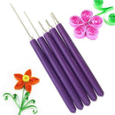 5 in 1 Quilling Tools, 5Pcs Different Size Quilling Slotted Tools Paper Qui H5U9