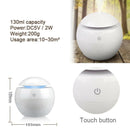 Variable Aromatherapy Essential Oil Diffuser Mini Usb Air Humidifier Portab H6B1