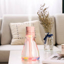 2-Piece USB Wishing Bottle Humidifier with Changing Night Light