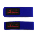 2pcs Fishing Rod Tie Tackle Strap Belt Wrapping Band Pack Pole Holder Blue