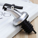 Plastic And Stainless Steel Cork With Dispenser For Bottles Y9N7