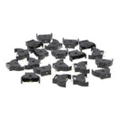 20X Shell Plastic CR2032 Button Cell Battery Sockets Holder Case Black 3V 3Pin