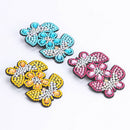 3pcs DIY Full Drill Diamond Painting Hairpin Butterfly Flower Girl Headwear