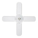 E27 LED Bulb Foldable 4 Fan Blade Lights 60W LED Lamp Super Bright White 65